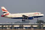 A319 British Airways, G-EUOD, Airbus, A319-131, 19.09.2009, AMS, Amsterdam, Niederlande 

