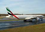 777 Emirates, A6-EBI, Boeing 777-300 ER, 2009.09.14, DUS, D�sseldorf, Germany
