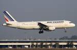 A320 Air France, F-GHQK, Airbus, A320-211, 19.09.2009, AMS, Amsterdam, Niederlande 

