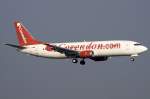 amsterdam-schiphol-ams Corendon Airlines, TC-TJC, Boeing, B737-4Q8, 19.09.2009, AMS, Amsterdam, Niederlande 

