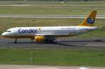 A320 Condor-Berlin, D-AICG, Airbus A 320-200 (Condor-Berlin 50-Jahre), 2006.06.12, DUS, D�sseldorf, Germany