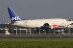 sas---sas-braathens SAS, LN-BRV, Boeing, B737-505, 19.09.2009, AMS, Amsterdam, Niederlande 

