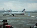 A320 Air France, A320-111, F-GFKF auf dem Hamburger FLugahfen. Aufgenommen am 29.03.09.
