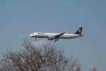 A321 der Lufthansa in M�nchen (08.04.2006)  ...