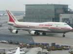 Eine Boeing 747-400 der Air India am 25.03.05 auf dem ...