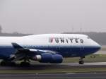 United Boeing 747-400! Diversion Frankfurt! Inbound from San Francisco!  ...