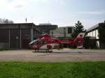 Ein EC 135 in Karlsbad-Langensteinbach am 07.04.09  ...