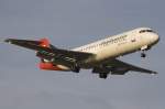 Helvetic Airways, HB-JVG, Fokker, ...  Kurt Greul 11.02.2010