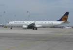 munchen-muc Lufthansa Regional Augsburg Airways Embraer 195 Flugahfen M�nchen 04.03.2010 