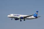 Airbus A320-212 - D-AICE - Condor
im Landeanflug auf Frankfurt/Main am ... Airbus A320-212 - D-AICE - Condor
im Landeanflug auf Frankfurt/Main am ...
