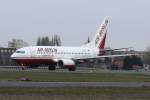 berlin-tegel-txl Air Berlin B 737-7Q8 D-ABBV am fr�hen Morgen des 27.02.2010 auf dem Flughafen Berlin-Tegel