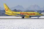 salzburg-szg TUIFly, D-AHXB, Boeing, B737-7K5, 16.01.2010, SZG, Salzburg, Austria 

