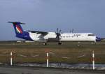 Malev De Havilland Canada DHC-8-402Q HA-LQA am fr�hen Morgen des ...