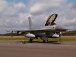 Noch eine F-16. Diesesmal eine D�nische. Das Foto stammt vom ...