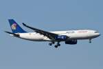 Landung A330/Egypt Airlines/Frankfurt/Fra/07.03.2010.   ...