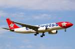 A330 HB-IQZ
Edelweiss Air Airbus A330-243
am 27.07.09 im Endanflug auf Z�rich Kloten