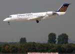 dusseldorf-dus Lufthansa Regional (Eurowings), D-ACRP, Bombardier CRJ-200 LR, 2009.09.09, DUS, D�sseldorf, Germany