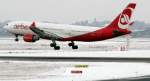A330 D-ALPB landing rwy 23l!4.1.2010