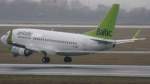 YL-BBF landing on rwy 23l!Nice Vortex! 31.12.2009  ...