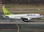 dusseldorf-dus Air Baltic, Yl-BBN, Boeing 737-500, 2010.03.03, DUS, D�sseldorf, Germany