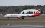 berlin-tegel-txl Air Berlin A 321-211 D-ABCB nach der Landung in Berlin-Tegel am 27.02.2010