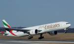 Emirates TakeOff at Vienna on RW 16 ,A6-ECW- B 777-300er)