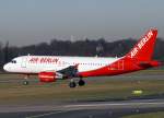 A319 Air Berlin, D-ABGI (mittlere-AB-Lackierung), Airbus A 319-100, 2008.02.09, DUS, D�sseldorf, Germany