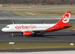 A319 Air Berlin, HB-IOX (aktuelle-AB-Lackierung/ex. Belair), Airbus A 319-100, 2010.03.03, DUS, D�sseldorf, Germany
