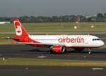 A320 Air Berlin, D-ABDC (aktuelle-AB-Lackierung), Airbus A 320-200, 2009.09.09, DUS, D�sseldorf, Germany