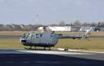 Bo 105, Kennzeichen LZ-BAP in Bonn-Hangelar 04.03.2010  ...