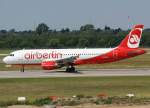 A320 Air Berlin, D-ALTD (aktuelle-AB-Lackierung), Airbus A 320-200, 2008.07.15, DUS, D�sseldorf, Germany