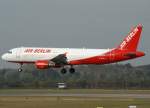 Air Berlin, D-ALTK (mittlere-AB-Lackierung), Airbus A 320-200, 2009.10.24, DUS, D�sseldorf, ...