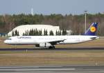 Lufthansa A 321-231 D-AISG Dormagen nach der Landung in Berlin-Tegel ...