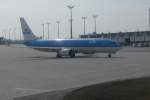 KLM KLM Royal Dutch Airlines Boeing 737-8K2 PH-BXW Flughafen M�nchen 19.03.2010