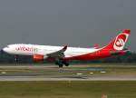 A330 Air Berlin, D-ALPB (aktuelle-AB-Lackierung), Airbus A 330-200, 2009.09.09, DUS, D�sseldorf, Germany
