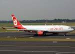 A330 Air Berlin, D-ALPC (aktuelle-AB-Lackierung), Airbus A 330-200, 2009.09.09, DUS, D�sseldorf, Germany
