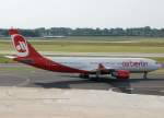 A330 Air Berlin, D-ALPG (aktuelle-AB-Lackierung), Airbus A 330-200, 2009.05.24, DUS, D�sseldorf, Germany