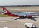 A330 Air Berlin, D-ALPA (aktuelle-AB-Lackierung), Airbus A 330-200, 2010.03.03, DUS, D�sseldorf, Germany