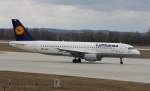 Lufthansa Lufthansa Airbus A 320-2011 Gera D-AIQE am Flughafen M�nchen 21.03.2010