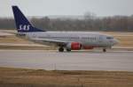 sas---sas-braathens Scandinaven Airlines Boeing 737-500 Flughafen M�nchen 21.03.2010