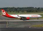 A330 Air Berlin, D-AERK (aktuelle-AB-Lackierung), Airbus A 330-300, 2008.09.26, DUS, D�sseldorf, Germany