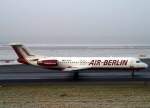 100 Air Berlin, D-AGPC (alte-AB-Lackierung), Fokker 100, 2007.12.20, DUS, D�sseldorf, Germany