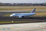 A319-100 F-GRXF tr�gt bereits die neue Lackierung der Air France, ...