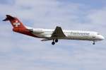 Helvetic Airways, HB-JVF, Fokker, ...  Kurt Greul 25.03.2010