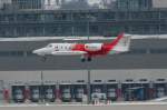 stuttgart-str Flight Ambulance International (FAI) Learjet 35 D-CFAX kurz vor der Landung in Stuttgart am 10.03.2010