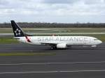 Turkish Airlines in Star Alliance -Sonderlackierung. TC-JFI. Boeing 737-8F2. Flughafen D�sseldorf. ...