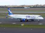 Finnair member of one world ; OH-LKN. Embraer ERJ-190.Flughafen D�sseldorf. 27.03.2010. ...