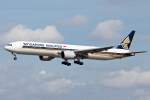 Landung B777/Singapore Airlines/MUC/M�nchen/02.04.2010.   ...
