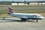 A319 British Airways A 319-131 G-EUOH bei der Ankunft in Berlin-Tegel am 02.04.2010