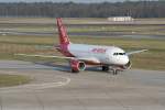 A319 Air Berlin(Belair) A 319-112 HB-IOY bei der Ankunft in Berlin-Tegel am 02.04.2010